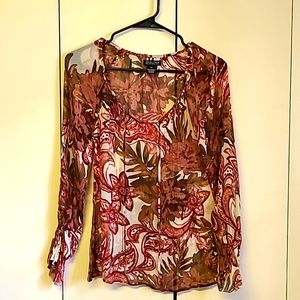 FLASH SALE!! Lucky Brand Sheer Top